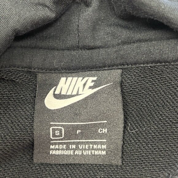 Nike Sportswear Icon Clash Cropped Hoodie Size S Small Black - Picture 4 of 8